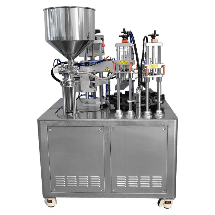 ماكينة تعبئة وختم أوتوماتيكية بالكامل مكونة من عشر محطات لتنظيف الوجه وكريم اليد ومعجون الأسنان وكريم الوقاية من الشمس 200 مل 220 فولت #5