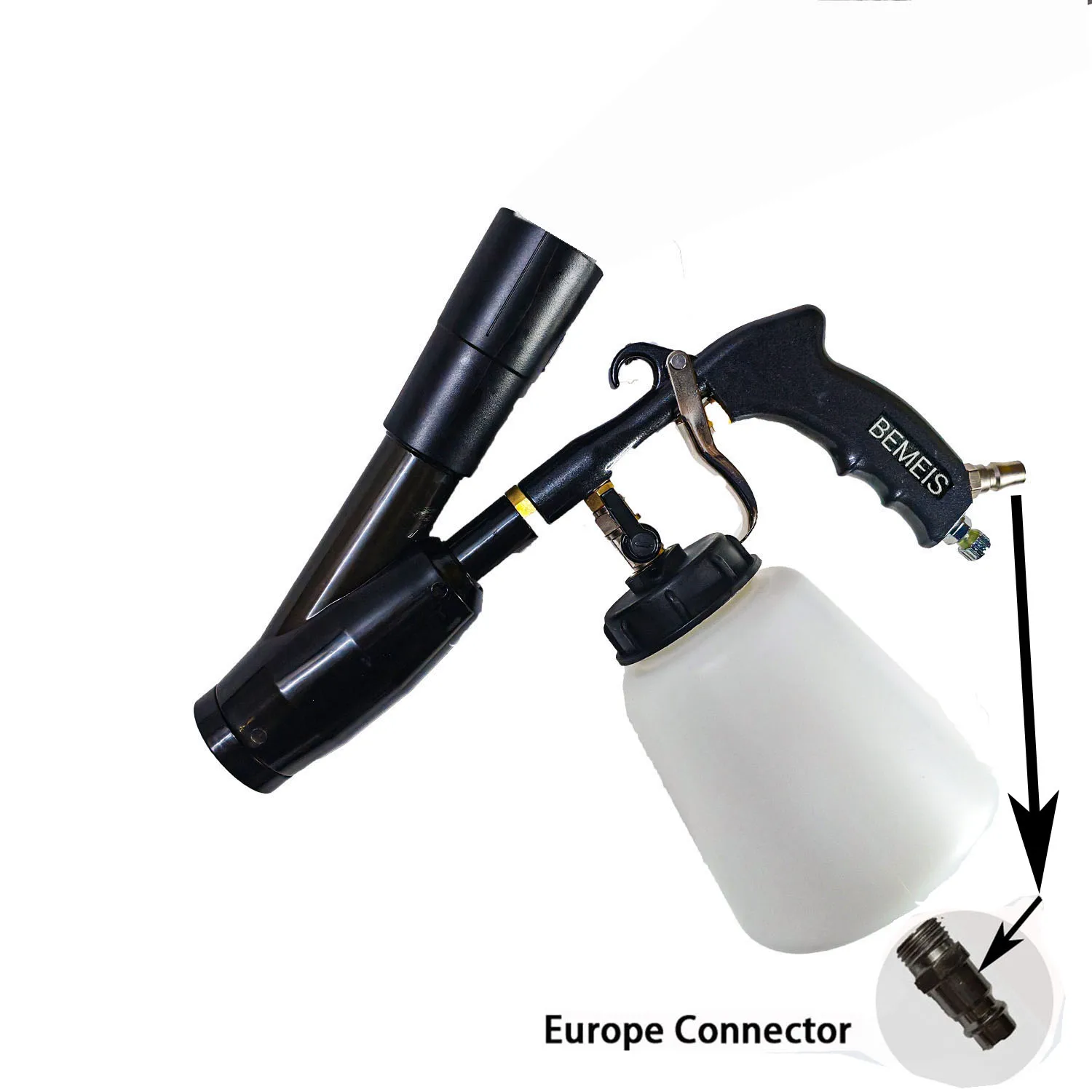 Tornado Luchtregelaar Lagerbuis Duurzaam Zwart Tornador Gun Combo Vacuümadapter 2IN1 (1 Hele pistool)