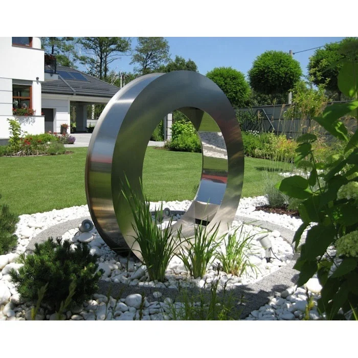 Garden Landscape Modern Metal Art Stainless Steel Outdoor Sculpture