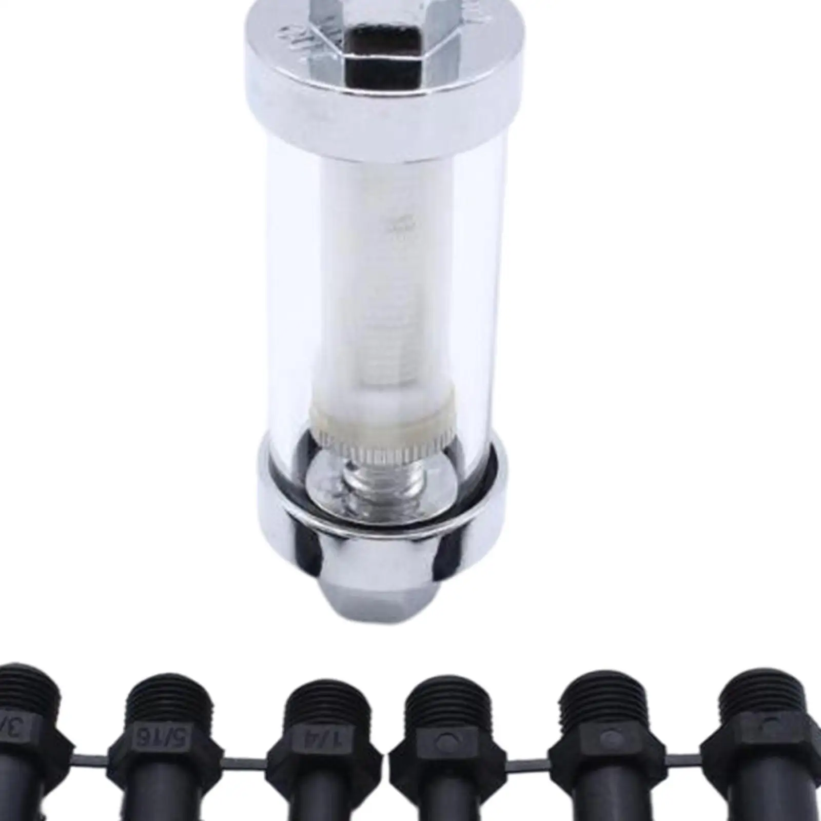 Tuyau de carburant en verre haute performance avec raccords cannelés 3/8", 1/4", 5/16" pour applications à carburateur Ffc1000-9706, tondeuse à gazon, bateau