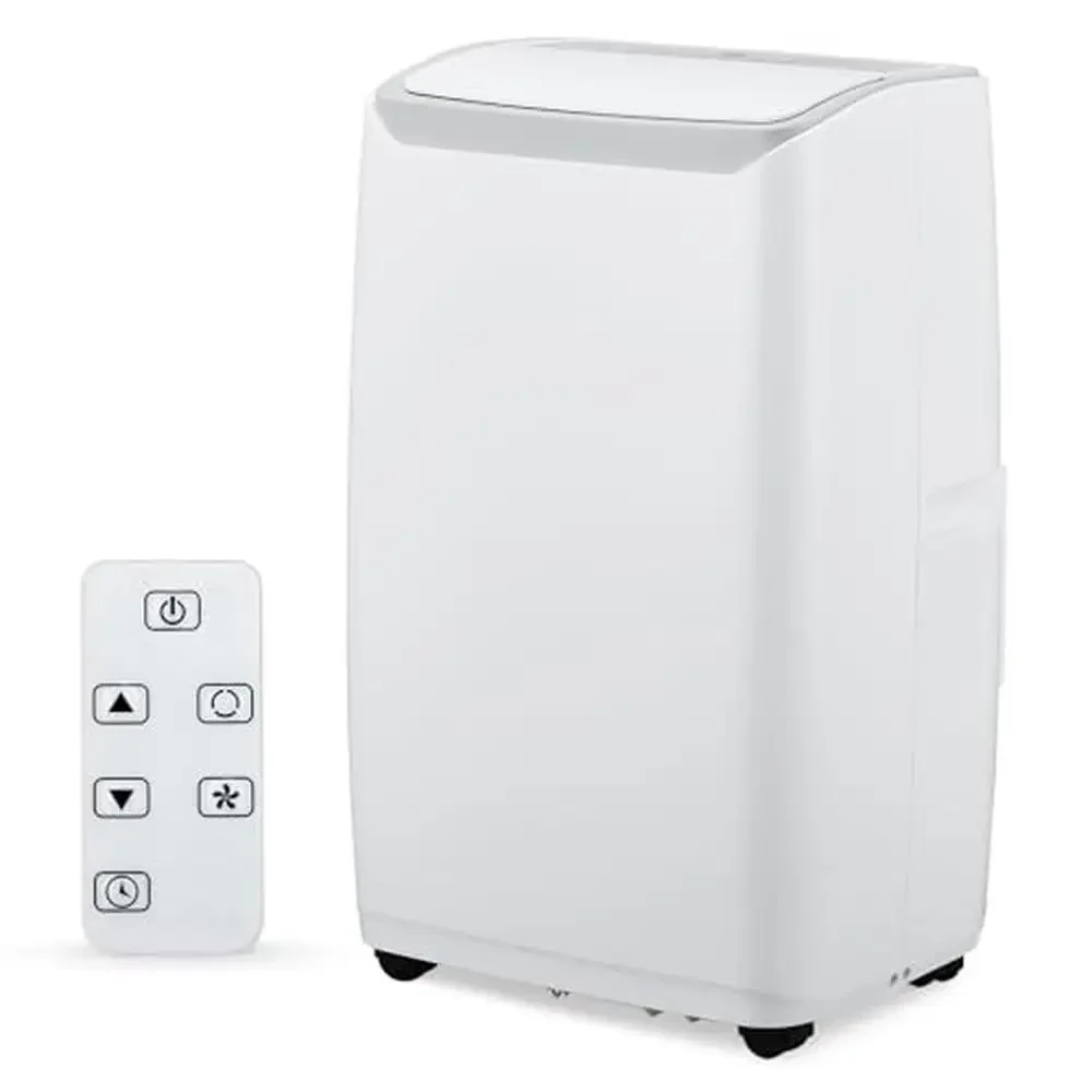 Portable 3-IN-1 Air Conditioner 14000 BTU with Dehumidifier & Fan Quiet Cooling AC Unit 750 Sq.Ft Room Moveable Wheels Remote