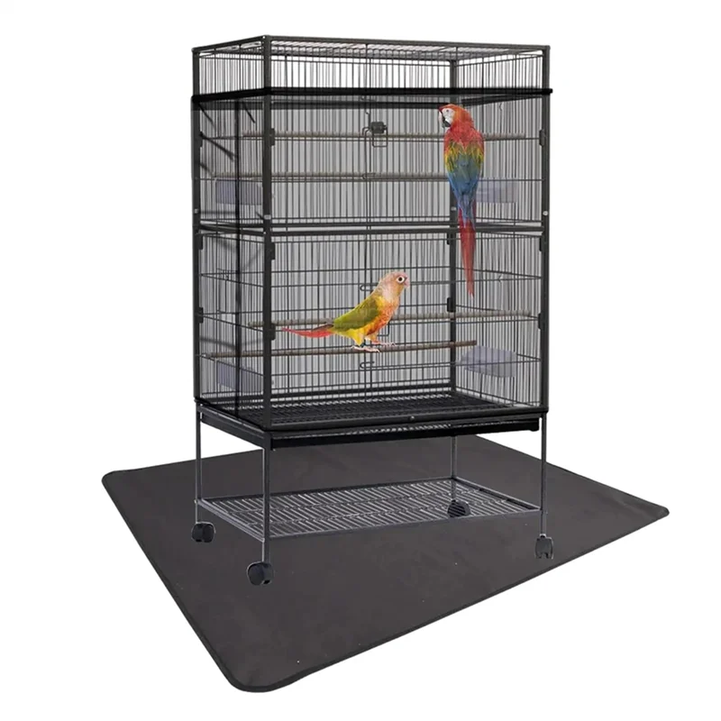 AB11-犬小屋用ケージマット、ペットケージの下に敷く大型防水プロテクター、厚手、48×36インチ