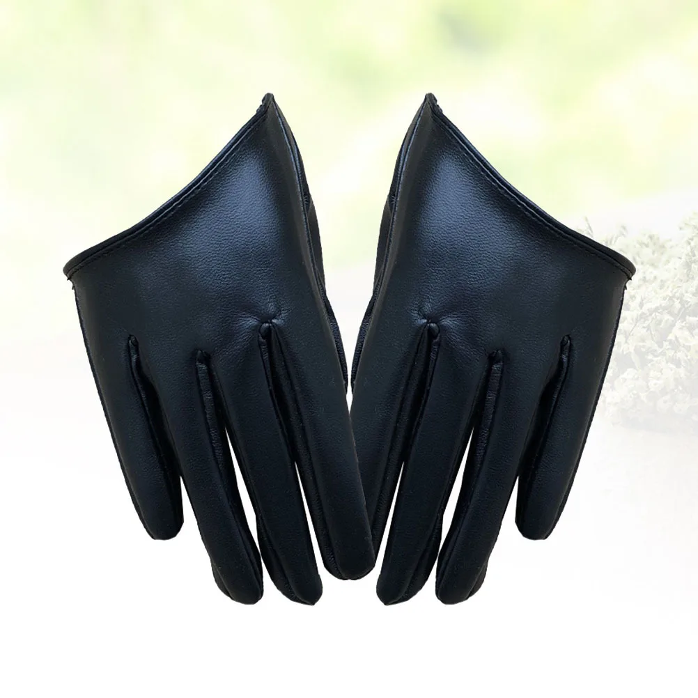 

1Pair Formal Gloves Women Premium PU Material Washable Reusable Gloves for Opera Ball Prom Evening