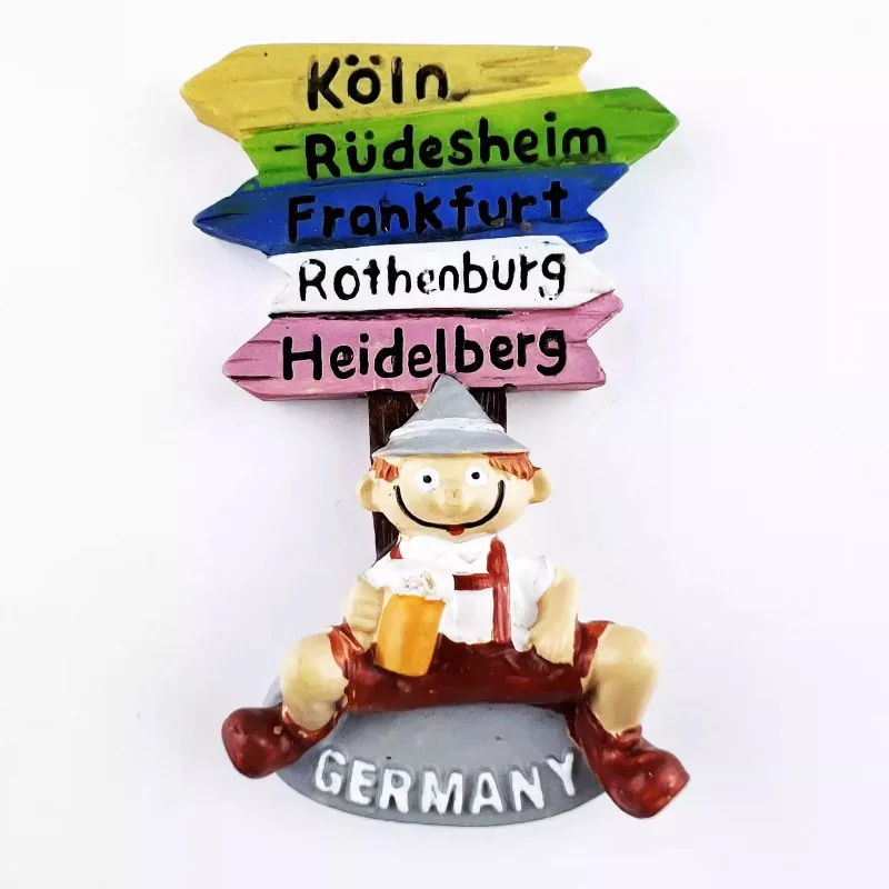 Germany Fridge Magnets Kölner Insel Mainau Cologne Bamberg Bayern Munich Bremen Frankfurt Fridge Stickers Berlin Souvenirs Gifts