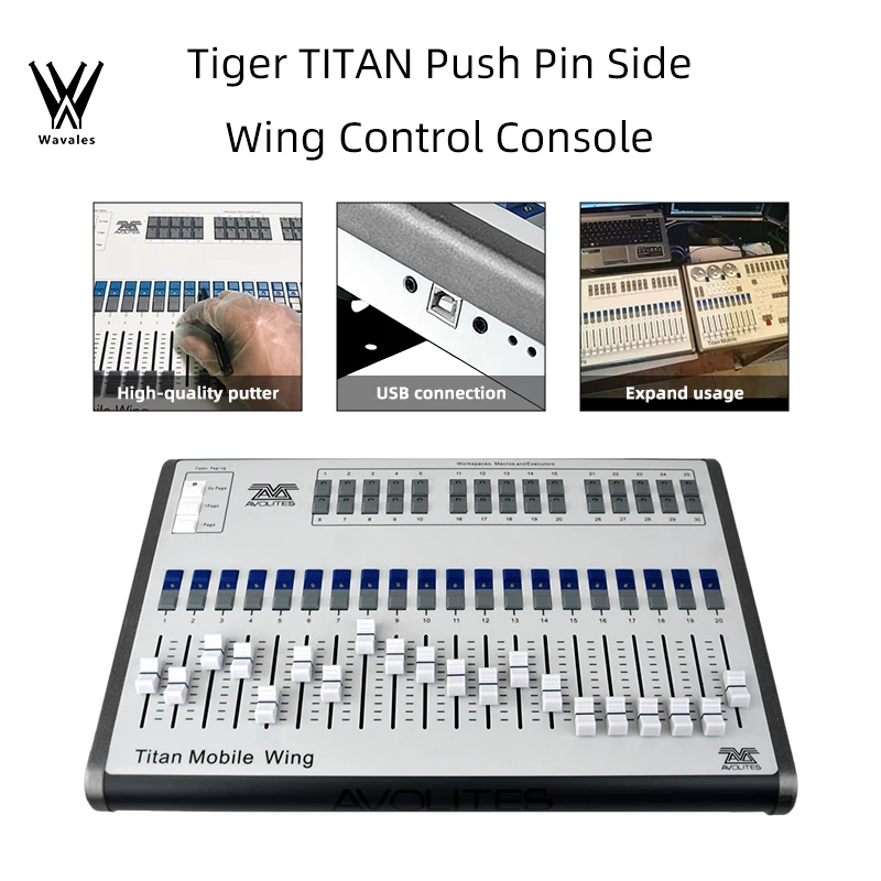 DMX Controller Tiger Touch Wing DMX Controller Titan Quarz DMX Console Tiger Touch Pro Plus Stage Effet Light Par Moving Head