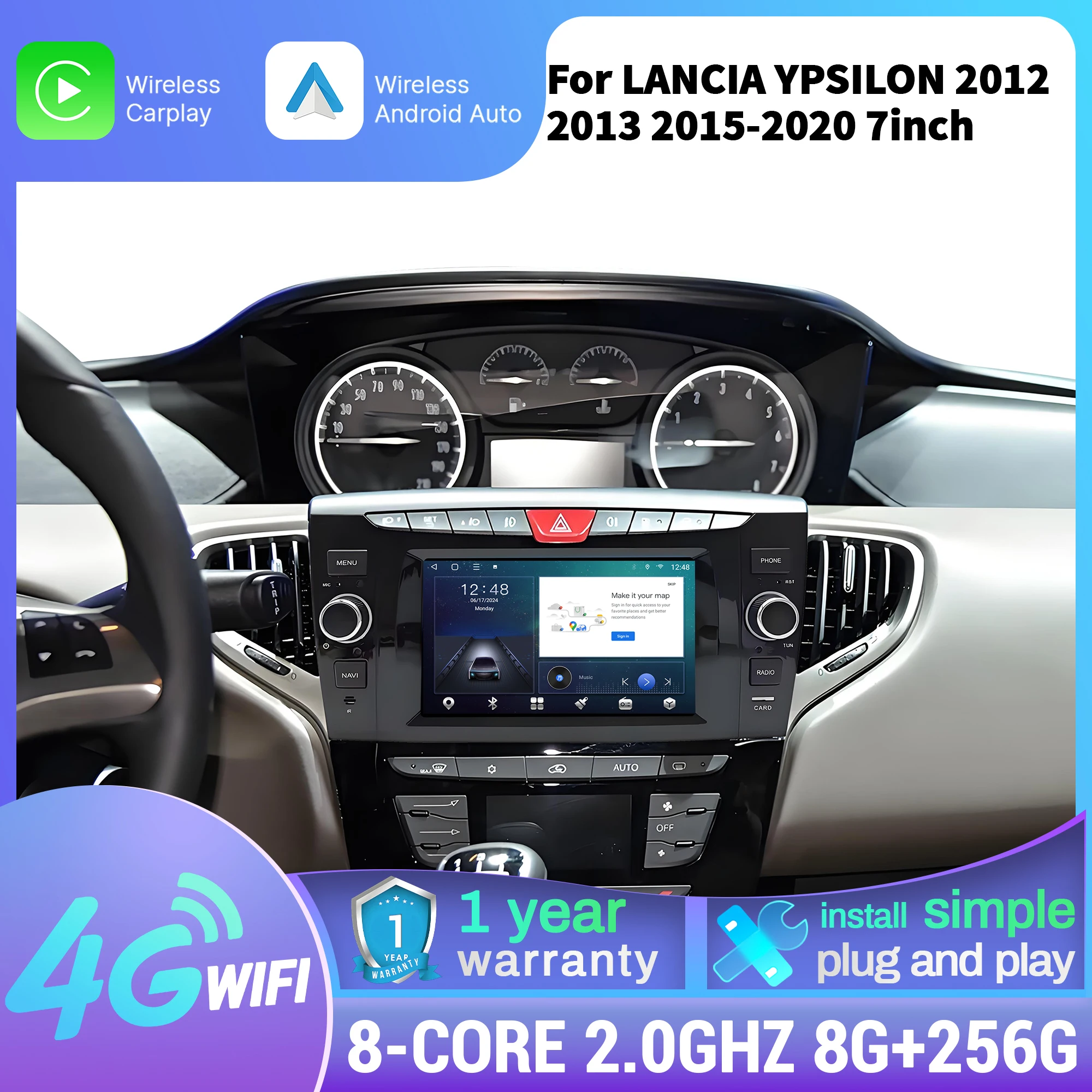 7 Inch Android 14 C… - image