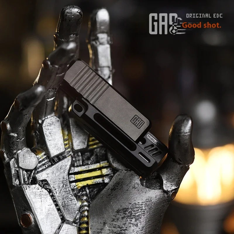 Mecânico 5a geração rifled segmento de rebote magnético push card edc brinquedo de alívio do estresse fidget spinner jogo de alívio de moeda