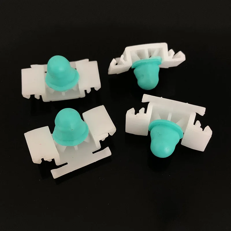 Clips de sujeción para tira de parachoques de puerta, moldura de moldura lateral Exterior para BMW E36 318Ti M42 M3 325is 1992-2000 51132251394   Con bota de goma