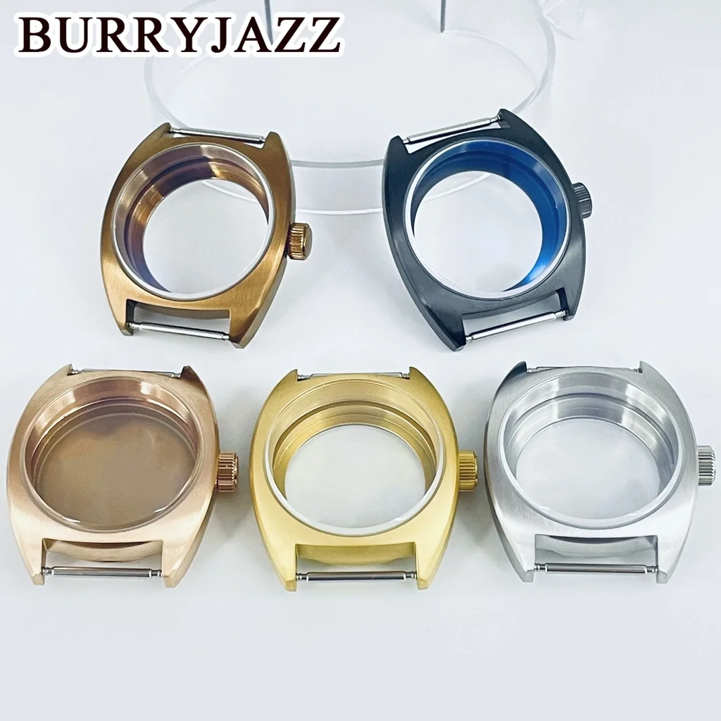 

BURRYJAZZ 36mm/39mm Fit NH34 NH35 NH36 NH38 ETA2824 PT5000 Movement Watch Case Waterproof With Sapphire Large Crown/Small Crown