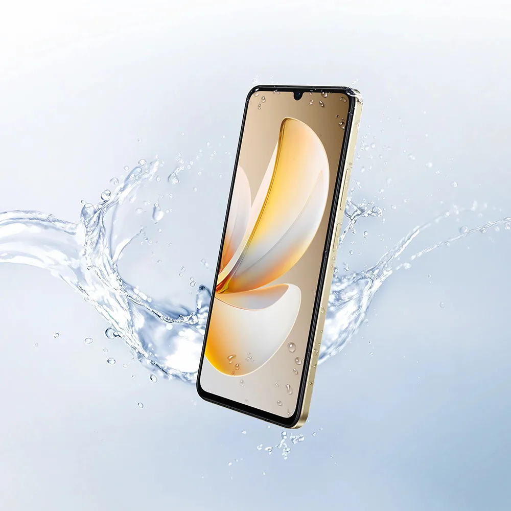 هاتف ذكي Realme Note 70T 4G بشاشة 6.75 بوصة 90 هرتز وبطارية 6000 مللي أمبير في الساعة وذاكرة وصول عشوائي 4 جيجابايت وذاكرة وصول عشوائي 64 جيجابايت وذاكرة وصول عشوائي 256 جيجابايت و13 ميجابكسل وكاميرا IP54