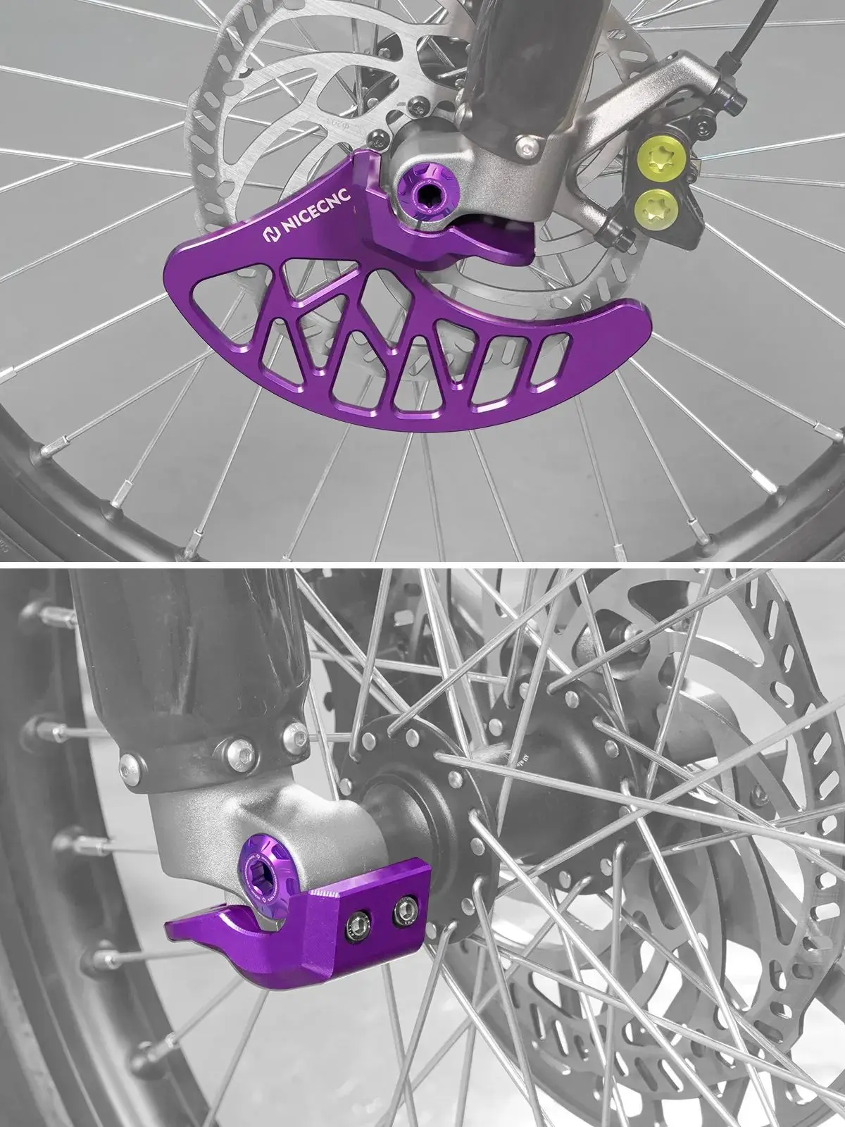 AliExpress NICECNC For Surron Light Bee X S L1E Electric Dirt Bike Front Brake Disc Guard Fork Leg Guard Wheel Axle Bolt Nut For Segway X160 X260