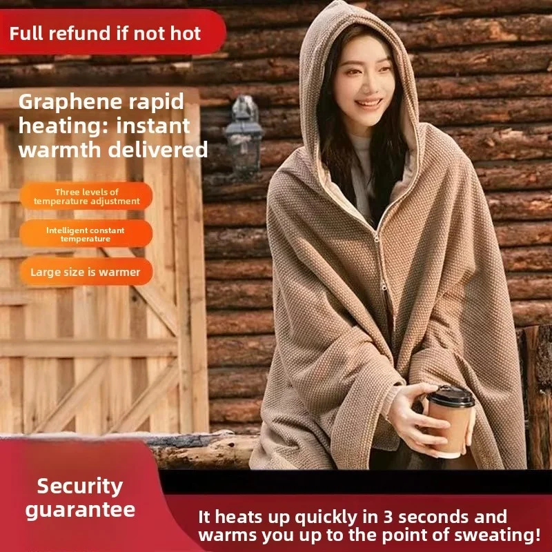 

Electric heated shawl/warm blanket, washable, high quality, available in multiple colors, 150*80cm DR-058