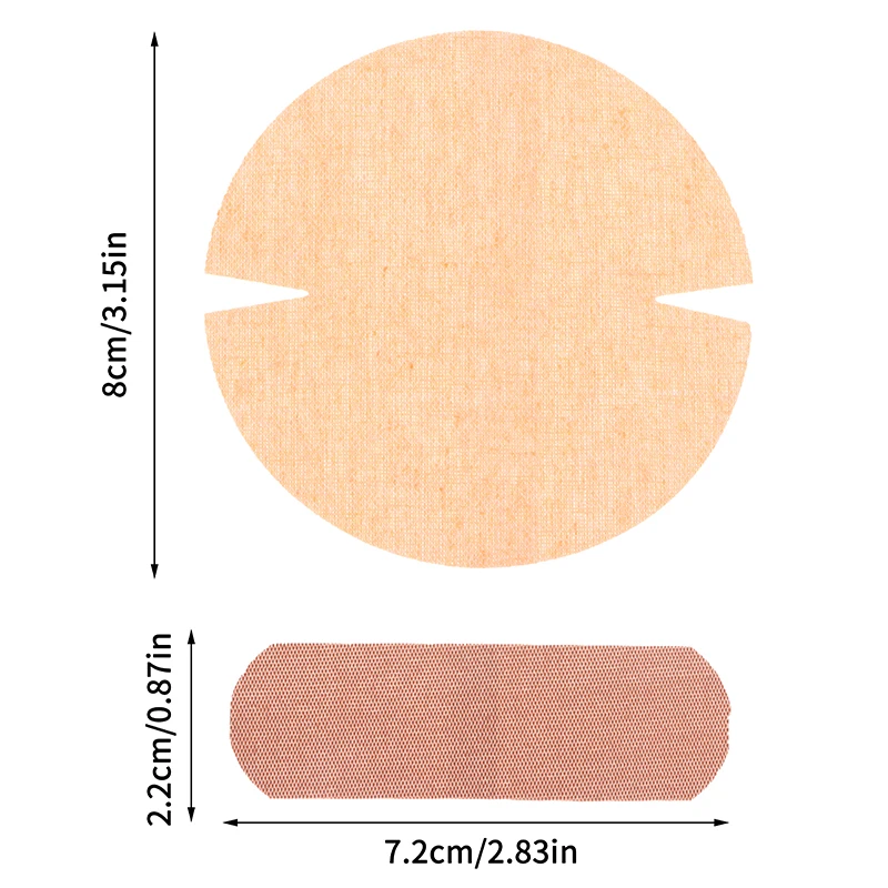 30/100 قطعة من رقع معالجة اليد للكعب المتشقق، ضمادة إصلاح اليد للكعب المتشقق #5