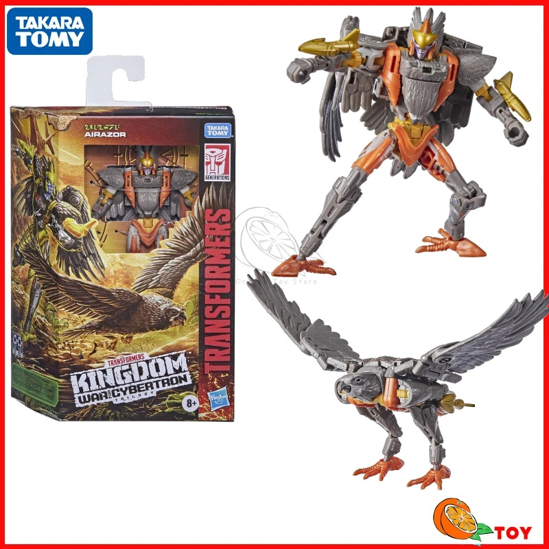 In voorraad Takara Tomy Transformers speelgoed Koninkrijk WFC-K14 Airazor Model Robot Collectie Actiefiguren Speelgoed Geschenken Hobby