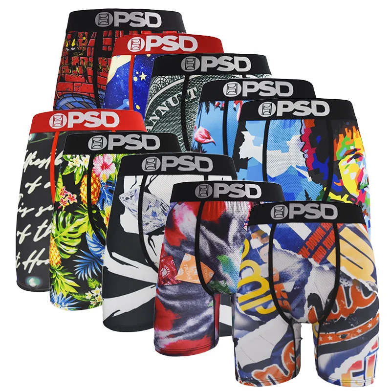 

1PC Men's Boxers Polyester S-XXL Lightweight Breathable Underwear for Everyday Home or Outdoor Activities