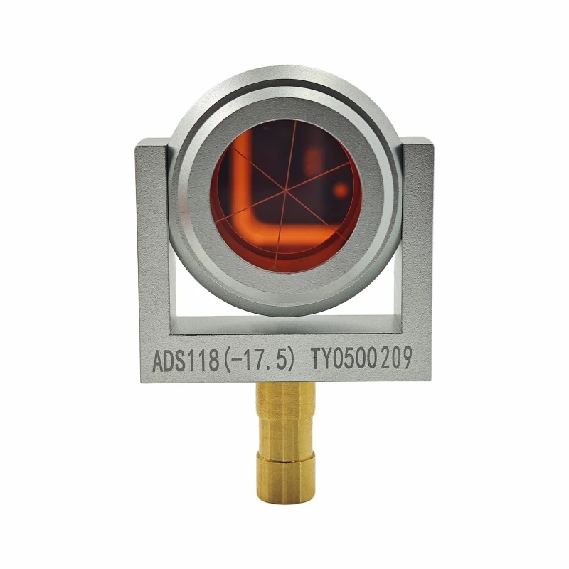 

Copper Coated -17.5mm ADS118 Mini Prism for Leica Trimble Total Survey Station, Metal Monitoring Prism with Tilting Holder & Bag