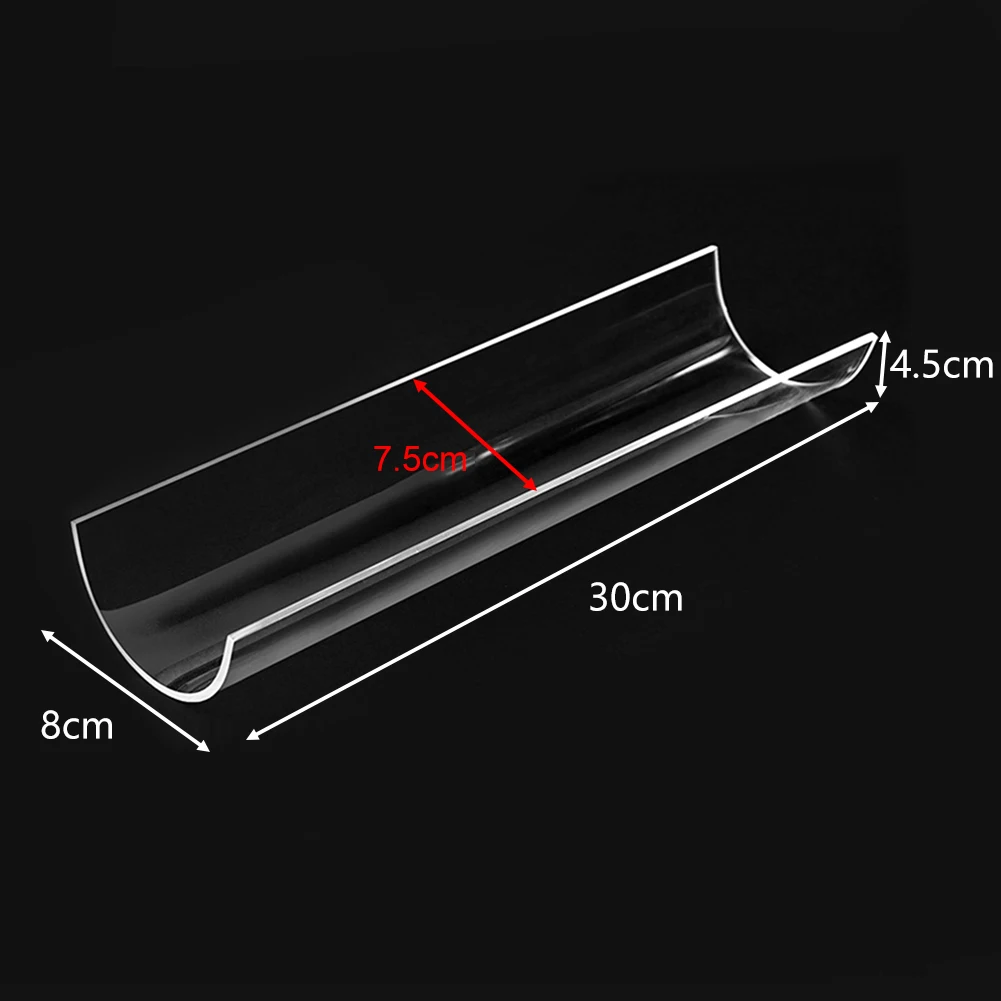 Cake Roll Shaping Insert Mould Thickening 30 CM U-Shaped Transparent Retainer Semicircle Pastry Baking Kitchen Tool