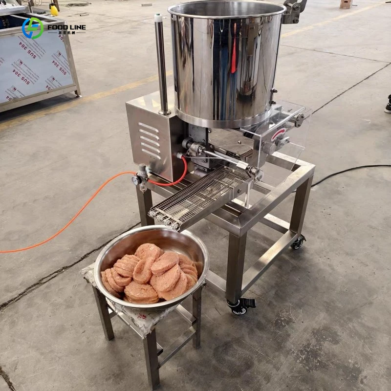 Meat Pie Making Machine Automatic Beef Burger Hamburger Patty Forming Making Machine FL Customized