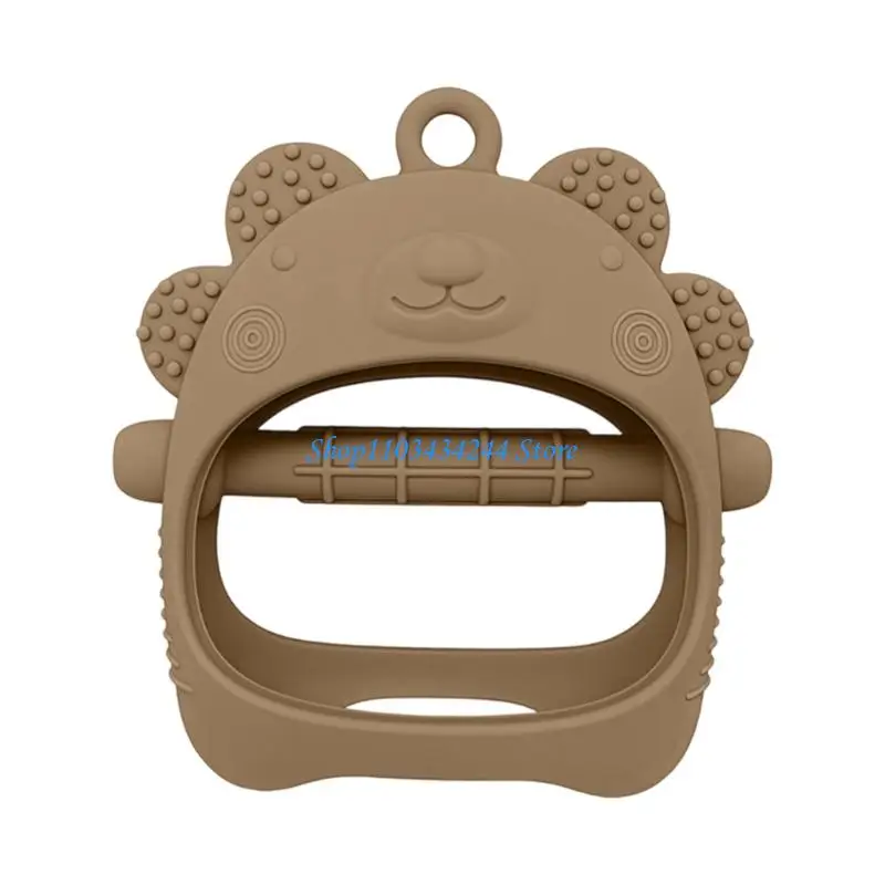 

Silicone Baby Teething Hand Guard Chew Toy Animal Design For Teeth Stimulation And Hygiene Protections