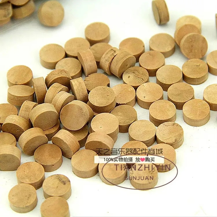 

imported Excellent 300 Pcs Clarinet Cork Pad Good Material Various Size The Use Of Trumpet Mediaphone Drainage System