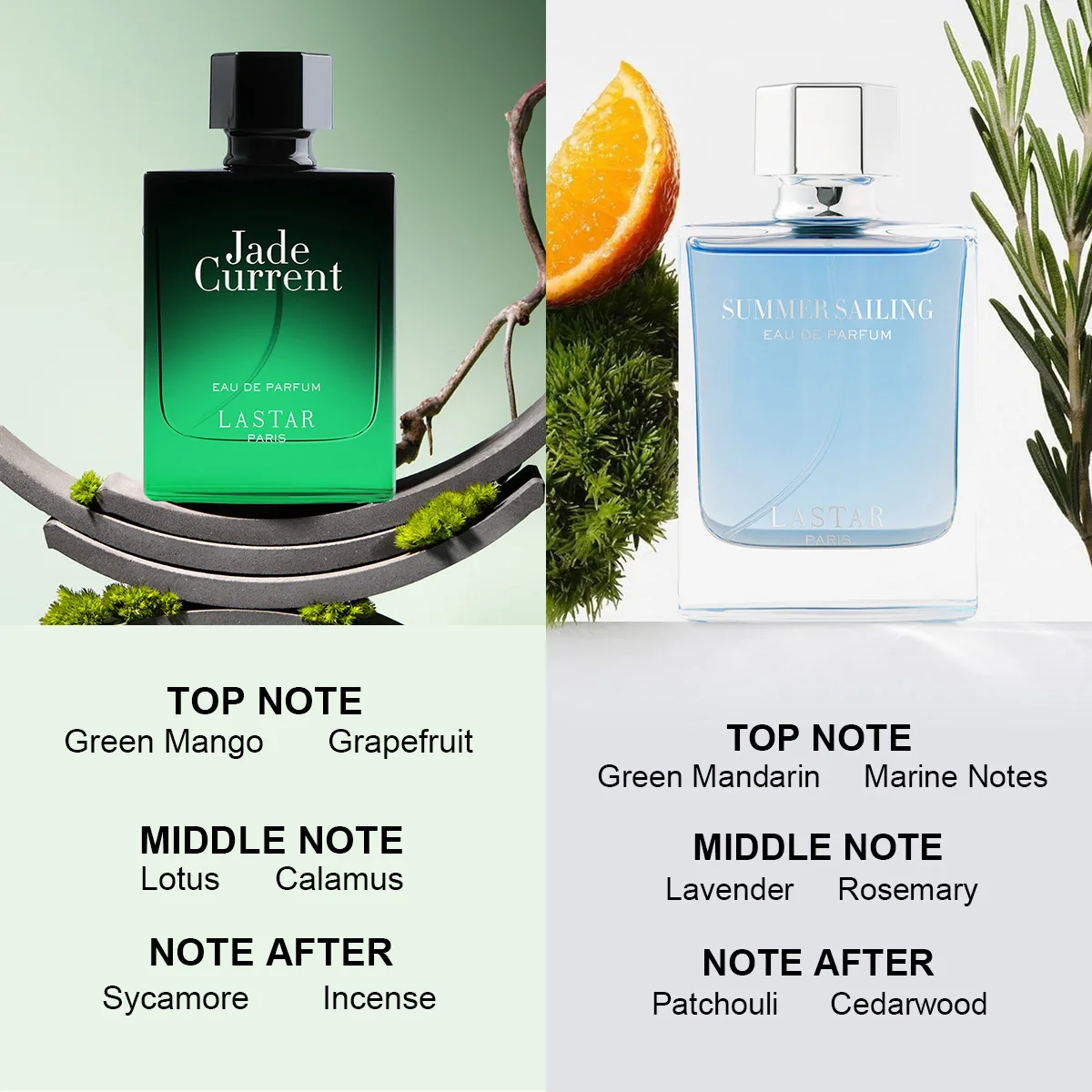 مجموعة عطور LASTAR للرجال، 100 مل/3.38 أونصة، جريب فروت وباتشولي، عطر يدوم طويلاً. هدايا عيد الميلاد/العام الجديد #2