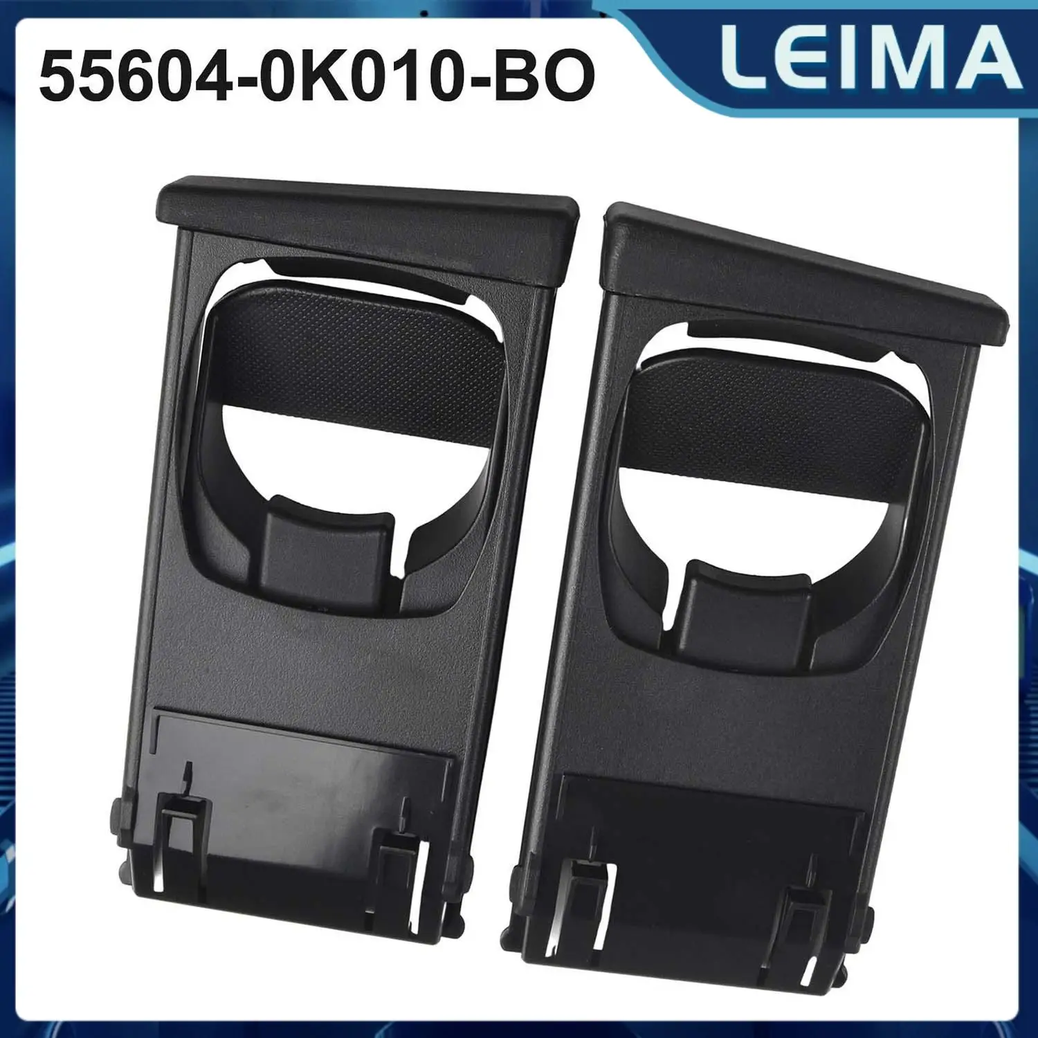 

2X Cup Holder Correct Connector 55604-0K010 For Toyota Hilux Vigo SR Pickup Fortuner 2004-2015 Interior Parts Cup Holders