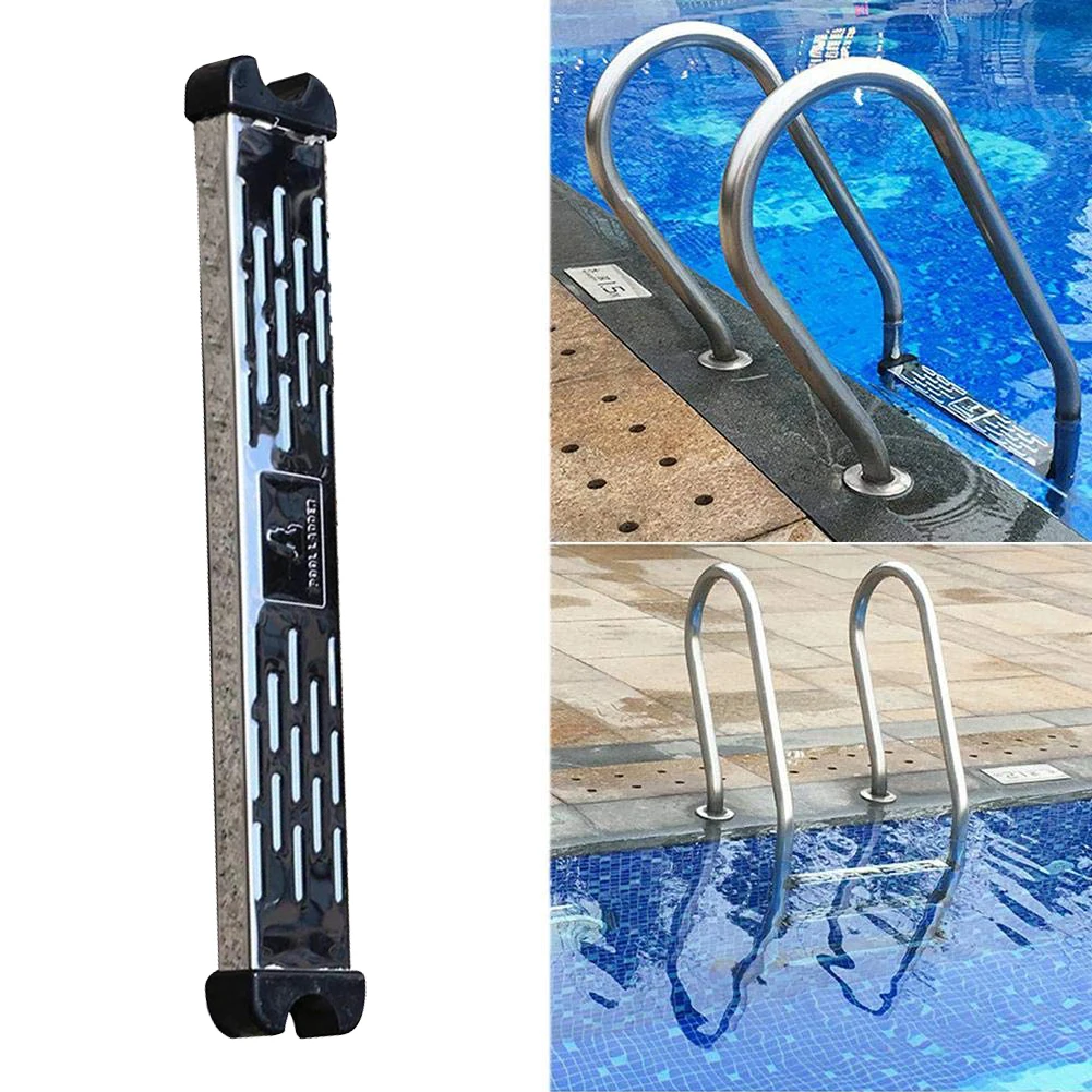 

Swimming Pool Stainless Steel Replacement Ladder Rung Steps Anti Slip Durable Steps Swimming Pool Ladder Pedal Rung Steps