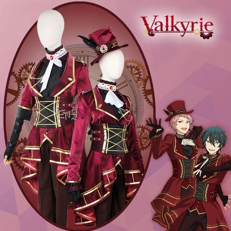 

Game Ensemble Stars Valkyrie Itsuki Shu Kagehira Mika Cosplay Costume Halloween Uniforms Party Tailcoat Suit Custom Made