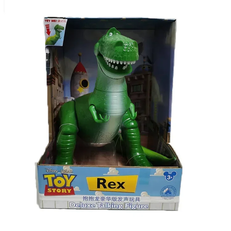 

Disney Toy Story 4 Rex The Green Dinosaur Action Figures Model Dolls Legs Can Move Collection Toys For Children brithday Gifts