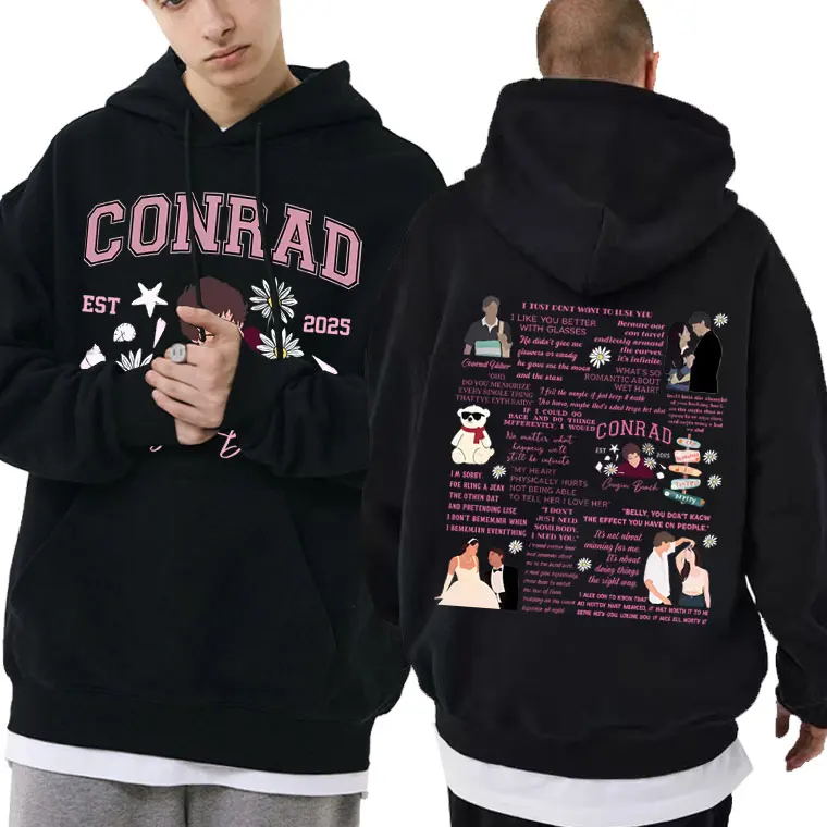 

TV Play The Summer I Turned Pretty Conrad Cousins Beach Graphic Print Hoodie Men Women Casual Vintage Oversized Pullover Hoodies