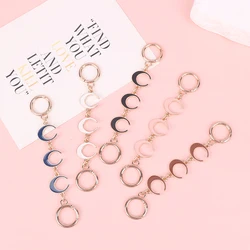 Fashion Bag Accessories Handbag Extension Chain Moon-shape Women Bag Strap Replacement Underarm Should Bag Strap Chain Extender