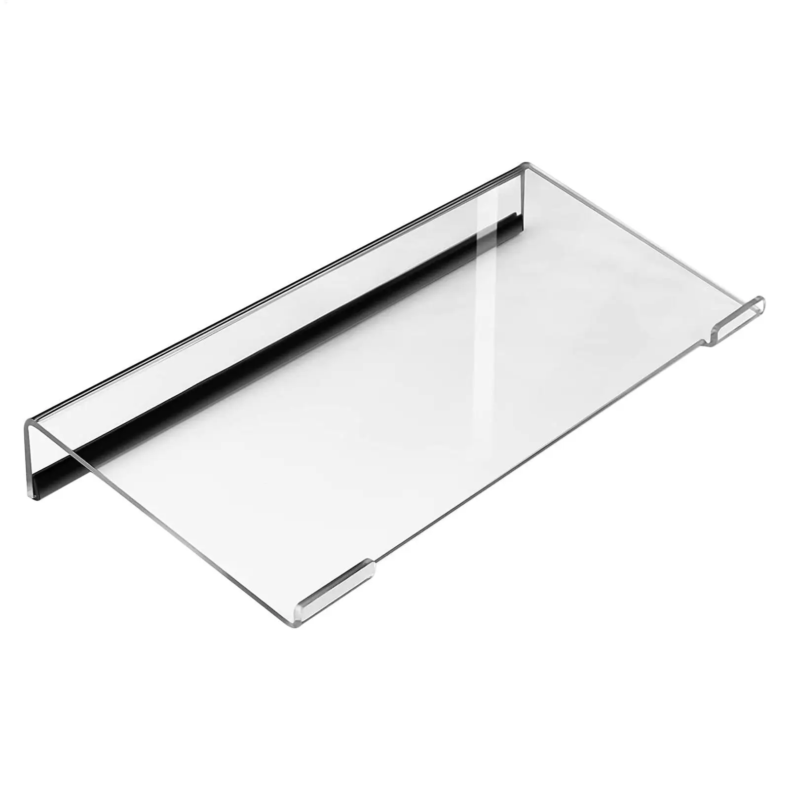 Angled Keyboard Holder Ergonomic Typing Nonslip Acrylic Keyboard Stand Durable Material for Keyboard and Mini PC