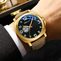 CHENXI Men's Wristwatches Fully Automatic Men Mechanical Watches Night Light Waterproof Leather Fashion Trend Man Watch NEW