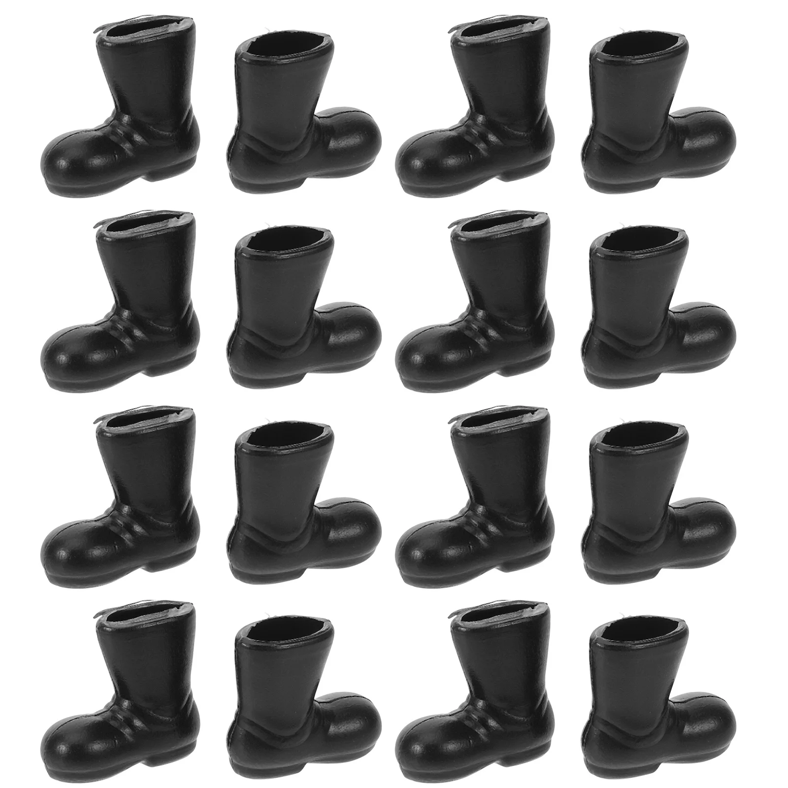 100 Pcs Mini Christmas Ornaments Santa Claus Boots Decor Shoes Table Decorations