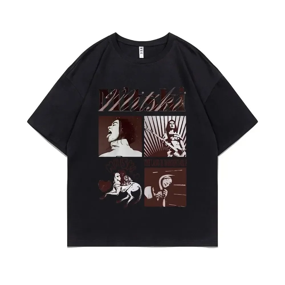 

Mitski Graphic Print T Shirt Men Women Comfortable Casual T-shirts The Last Words of A Shooting Star Street Fashion Tees Tops