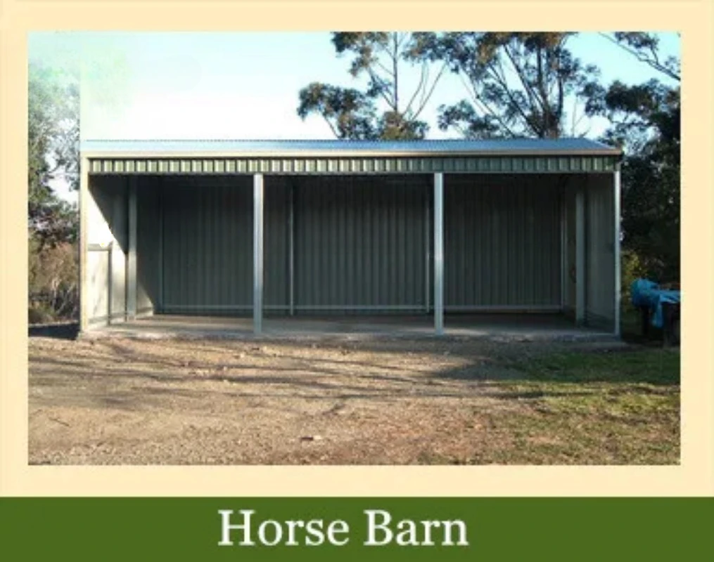 High Quality and Professional Horse Shelter Horse Barn Horse Stable