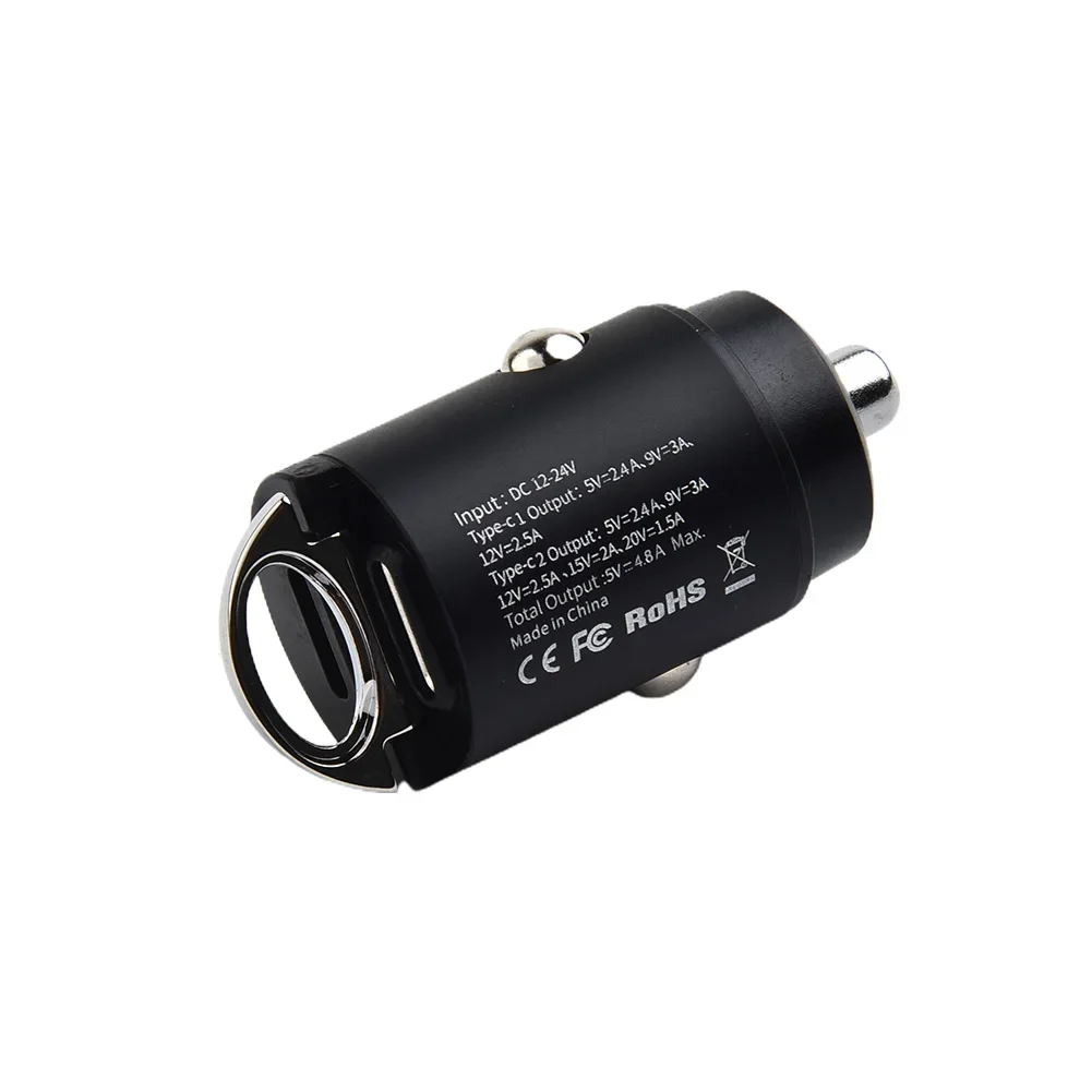 

Adapter Car Phone Charger -20-60 PD PD 20.5*39.8mm Replacement 30W Type-C Fast-charge Port High Quality In-Car