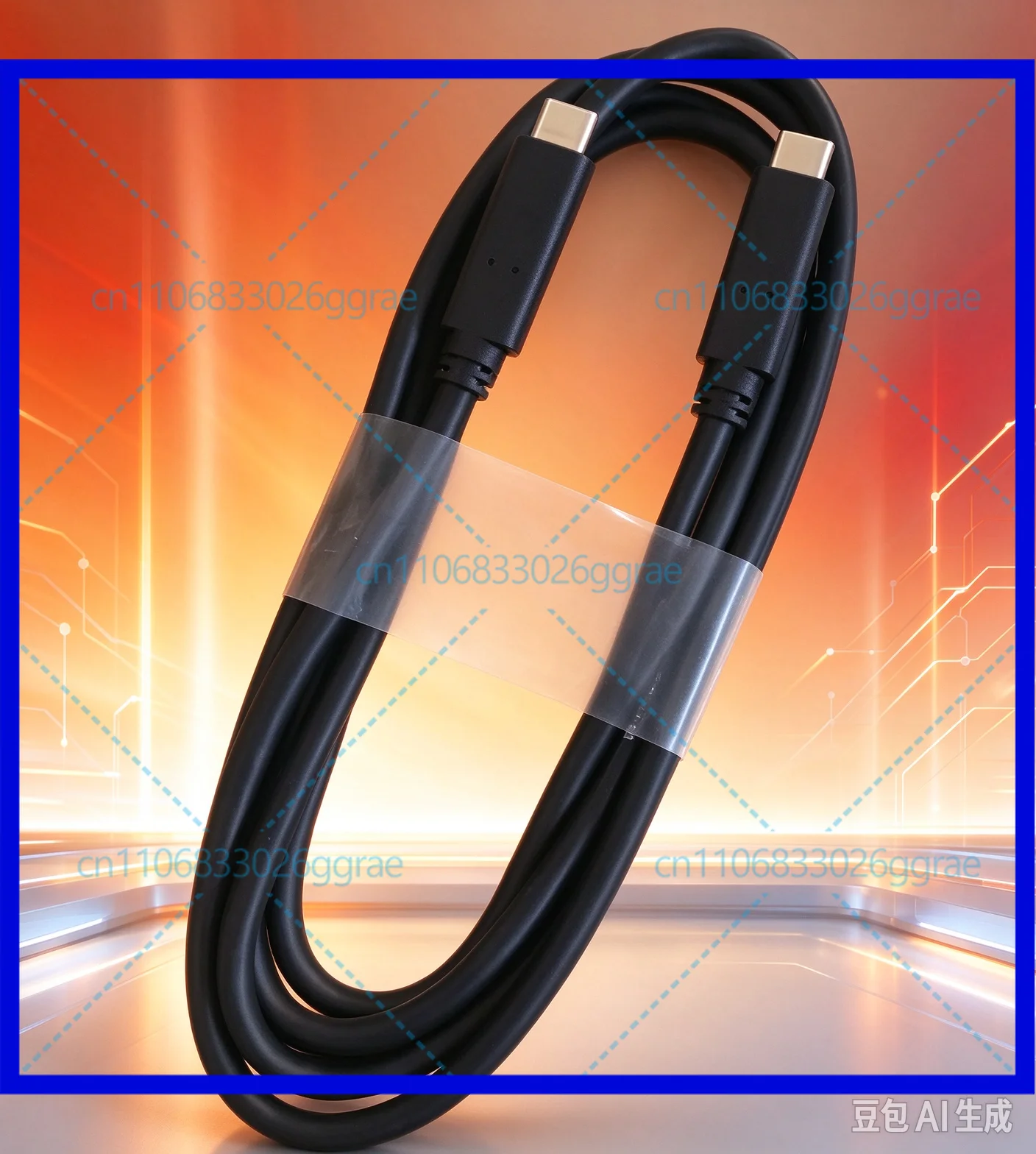 Type-C Lightning Data Cable For 4K5K Monitor Video PD Charging Full Function USB3.2 Double C