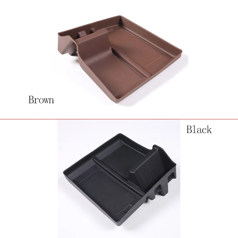 For Ford Maverick 2022 TPE Brown Car Central Control Phone Slot Shockproof Pad Multifunctional Storage Box Car Accessories