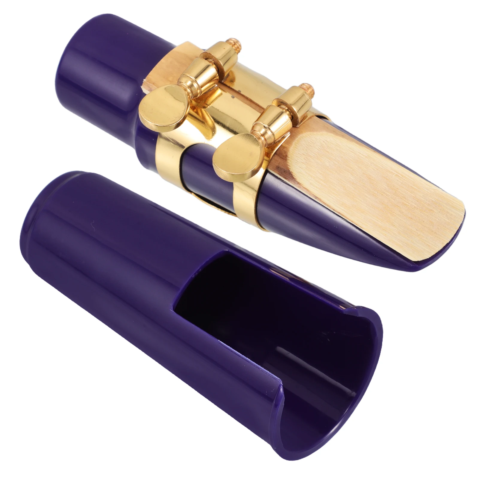 

1 Set Alto Saxophone Mouthpiece Ligature Cap Reed Premium Design Durable Materials Compatible For Alto Saxophone