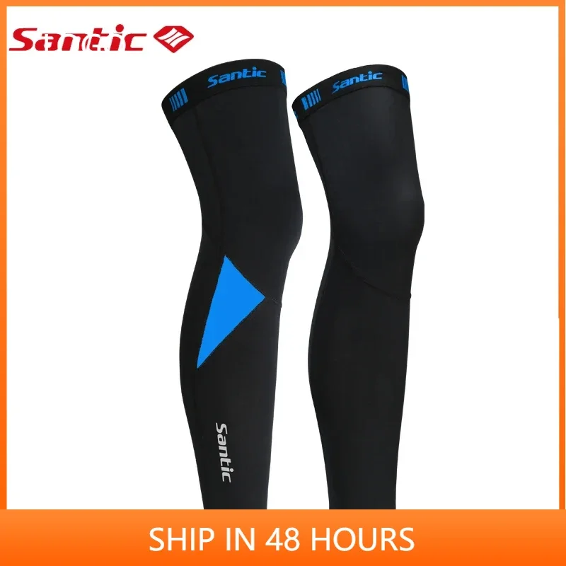 Santic Cycling Leg Warmers MTB Bike Bicycle Leggings Running Warm Cycle Basketball winter Sports Tights Asian size K8ME023