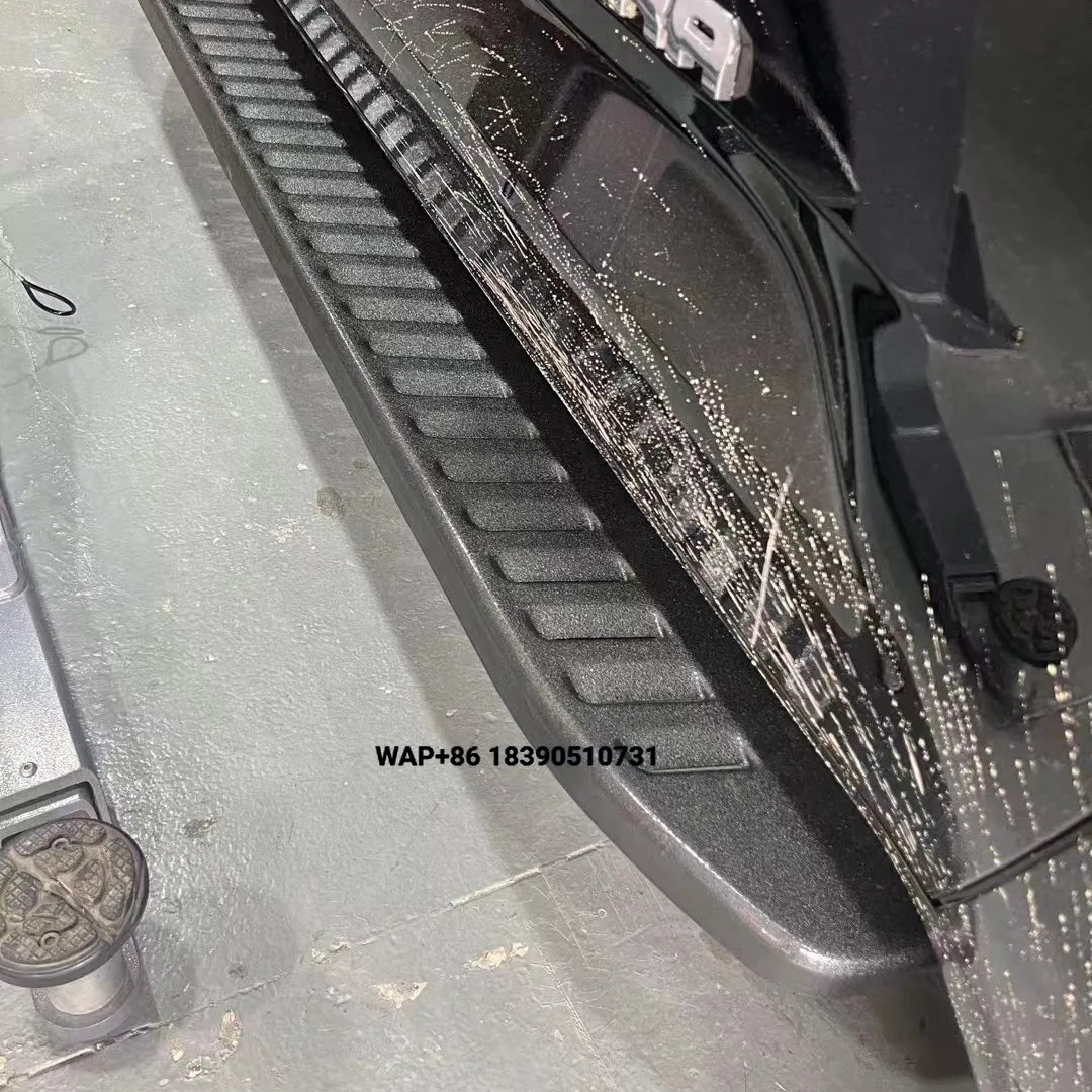 

All Black Steel Sports Side Step Running Board 2PCS for 2007-2013 2014-2021 2022+ with Easy Screw Fixing