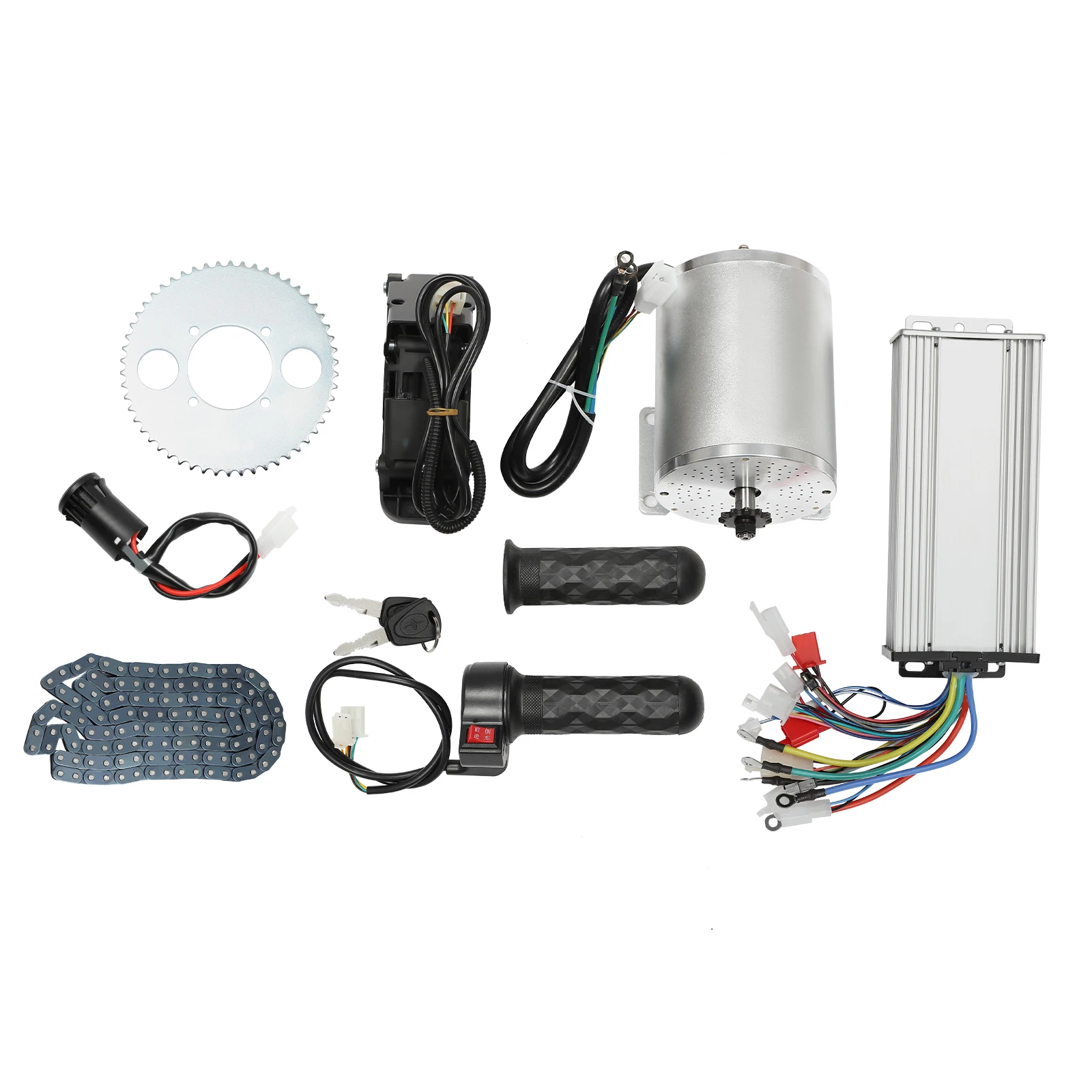 AliExpress NONE 48-72V  BRUSHLESS MOTOR KIT WITH CONTROLLER AND THROTTLE FOR ELECTRIC SCOOTER E BIKE ENGINE MOTORCYCLE DIY PART CONVERSION KIT
