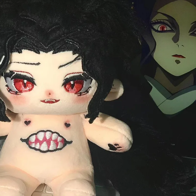 

20 см Demon Slayer Kibutsuji Muzan атрибут для девочек мягкие игрушки студенческая плюшевая кукла очаровательная нежная пушистая рождественская подарочная хлопковая кукла