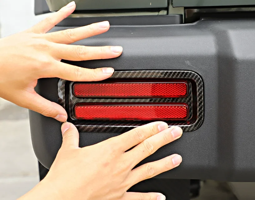 

Car Rear Bumper Fog Lamp Cover Protective Frame Suitable for BAIC 212 T01 2024 2025 Modified Car Rear Fog Lamp Decorative Frame