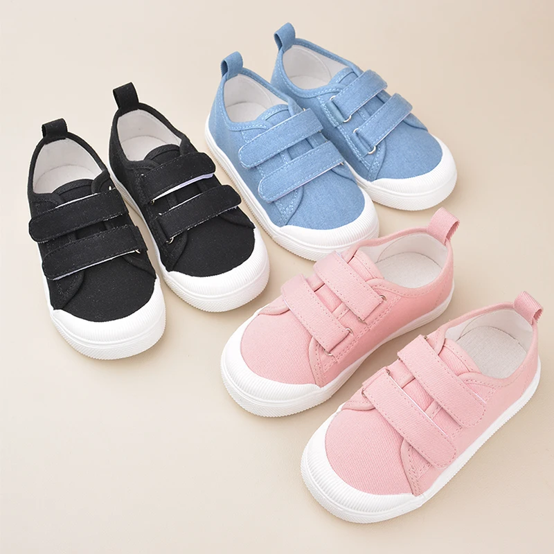 Spring Bestseller Children's Canvas Shoes Casual Wear with Multiple Colors Available Soft Sole Boys and Girls Shoes