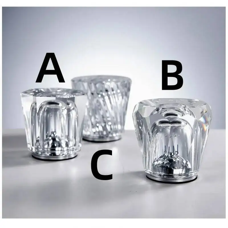 

Crystal LED Night Light Wireless Portable Desk Lamp USB Charging Atmosphere Lighting for Bedroom Outdoor Restaurant