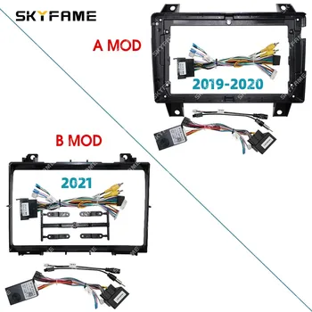 Skycar car frame fascia adapter Canbus box decoder Android radio audio dash mount panel kit for Great Wall Poer