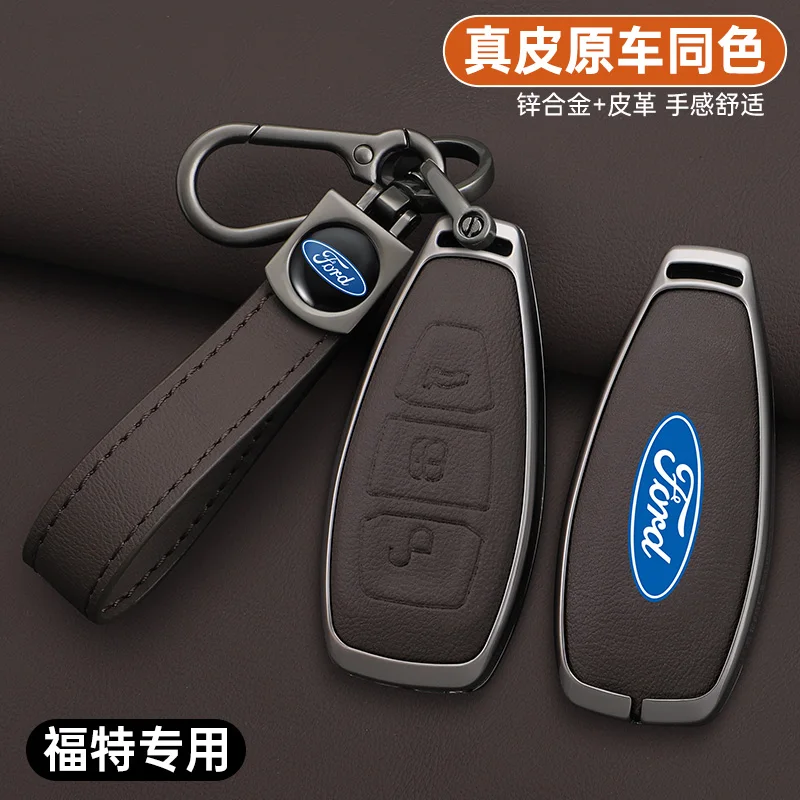 포드 레인저 S-Max 포커스 갤럭시 Mondeo Transit Tourneo Custom Ranger Ecosport Fiesta 용 자동차 원격 키 케이스 커버 홀더 쉘