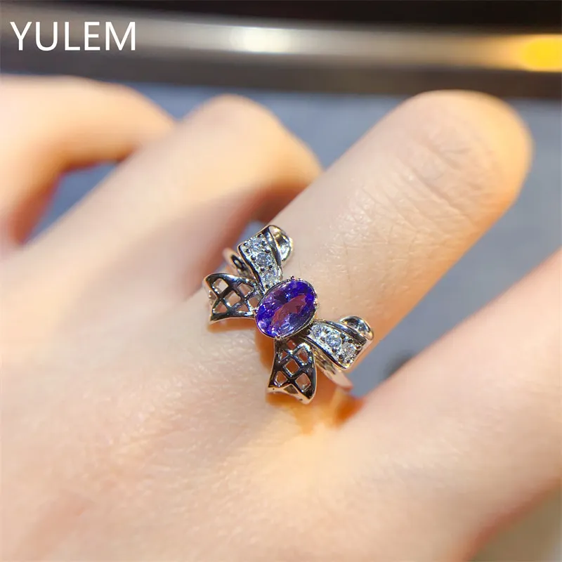 yulem-925-シルバー-タンザナイト-婚約指輪-女性用-4x6mm-タンザナイト-リング-3-層ゴールドメッキ
